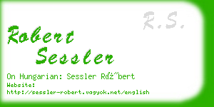 robert sessler business card